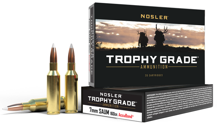 Nosler Trophy Grade, Nos 60045 Trophy 7mmsau   160 Ab             20/10