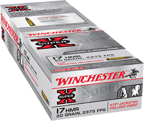 Winchester Ammo Super X, Win X17hmr1         17hmr Supx 20xtp         50/20