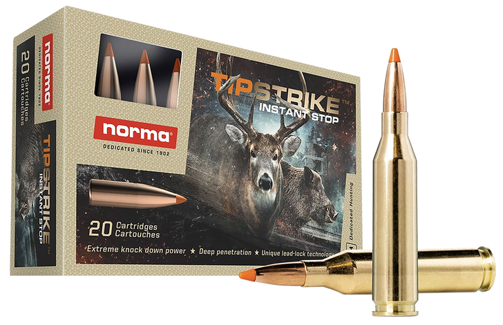 Norma Ammunition (ruag) Dedicated Hunting, Norma 20160052 243       76   Tipstrike      20/10