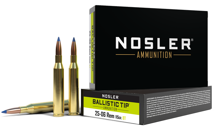 Nosler Ballistic Tip, Nos 40071 Blstc  25-06   115 Bt              20/10
