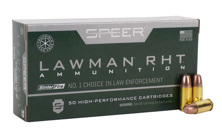 Speer Ammo Lawman, Speer 53365 Lawman Rht   9mm   100 Frngble   50/20