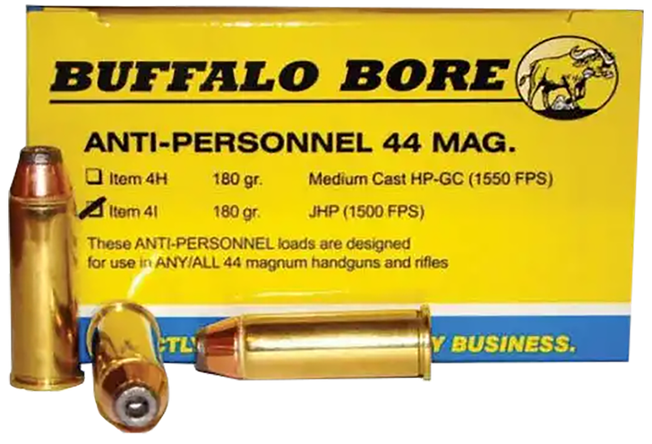 Buffalo Bore Ammunition Anti-personnel, Bba 4i/20     44rm        180 Jhp Antper     20/12