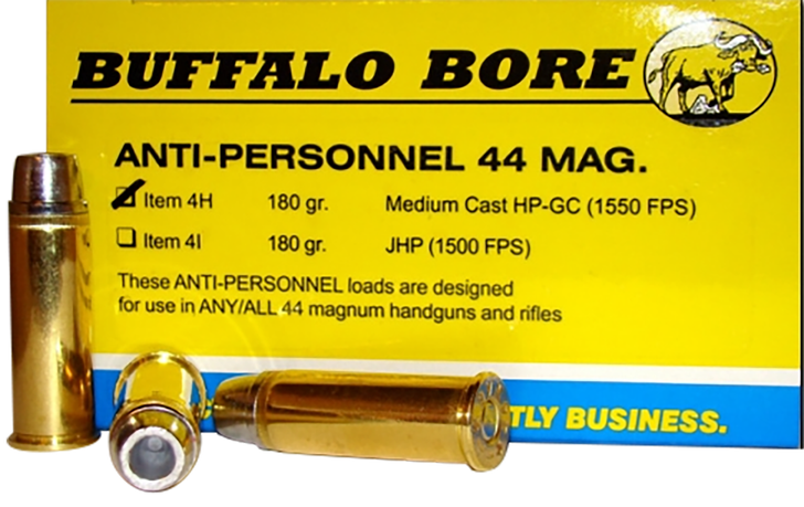 Buffalo Bore Ammunition Anti-personnel, Bba 4h/20     44rm        180 Mcst Hpgc Ap   20/12