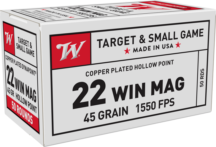 Winchester Ammo Usa, Win Usa22m          22wmr    45 Dypt         50/40
