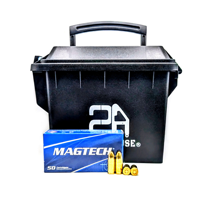 Magtech 9MM 115GR FMJ - New Brass - MG9AC - 450 Round Can - Ships FREE