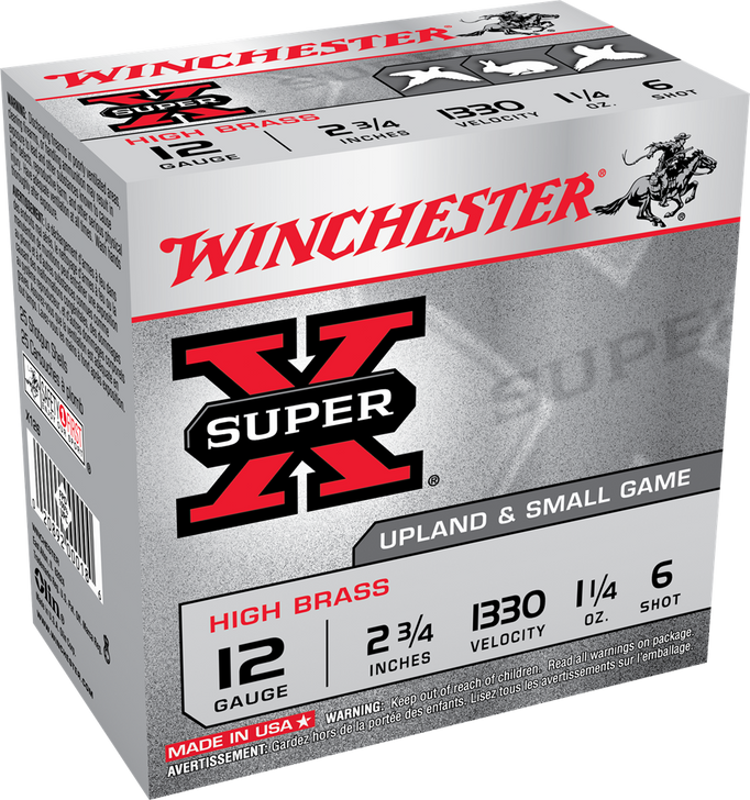 Winchester Ammo Super X, Win X126       Sup-x       12 2.75 6sh  11/4 25/10