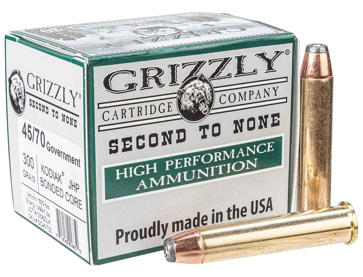 Grizzly Ammo (rintoul) , Grizzly Gc45/703    45-70    300gr Jhp       20/10