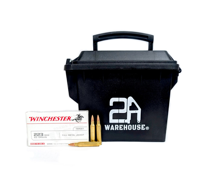 Winchester .223 Rem  62GR FMJ - USA223R3 - 200RD Can - Ships FREE