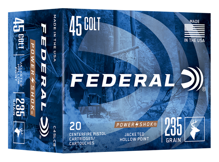 Federal , Fed C45lcb      45c 235gr Power-shok Jhp