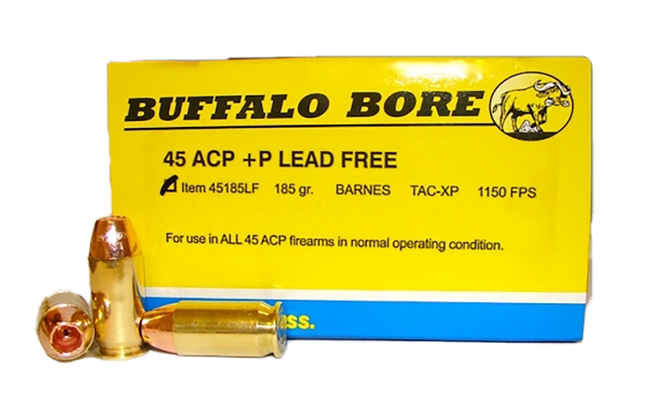 Buffalo Bore Ammunition Buffalo-barnes, Bba 45-185lf/20  45a +p   185 Tacxp          20/12