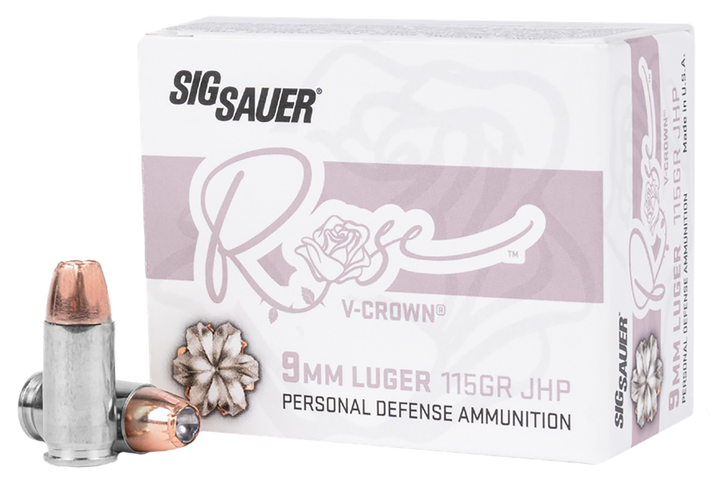 Sig Sauer Rose, Sig E9mma1rose20   Rose 9mm  115gr  V-crown 20/10