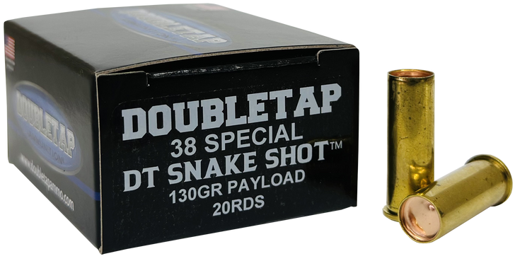 Doubletap Ammunition Snake Shot, Dtap 38spss2    38sp   Snake Shot            20/50