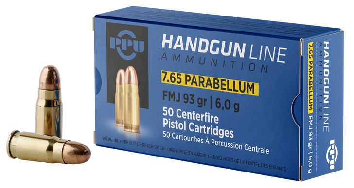 Ppu Handgun, Ppu Pph765p     7.65para (30lug) 93 Fmj      50/20
