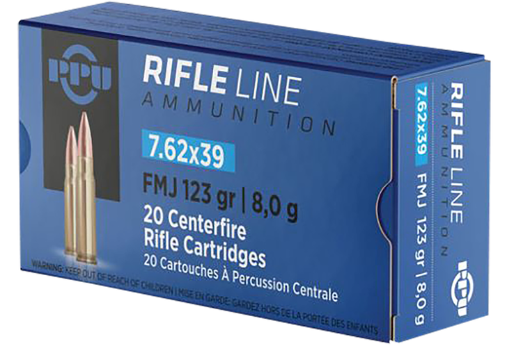 Tr&z Metric Rifle, Ppu Pp739f      7.62x39 Fmj 123gr            20/50