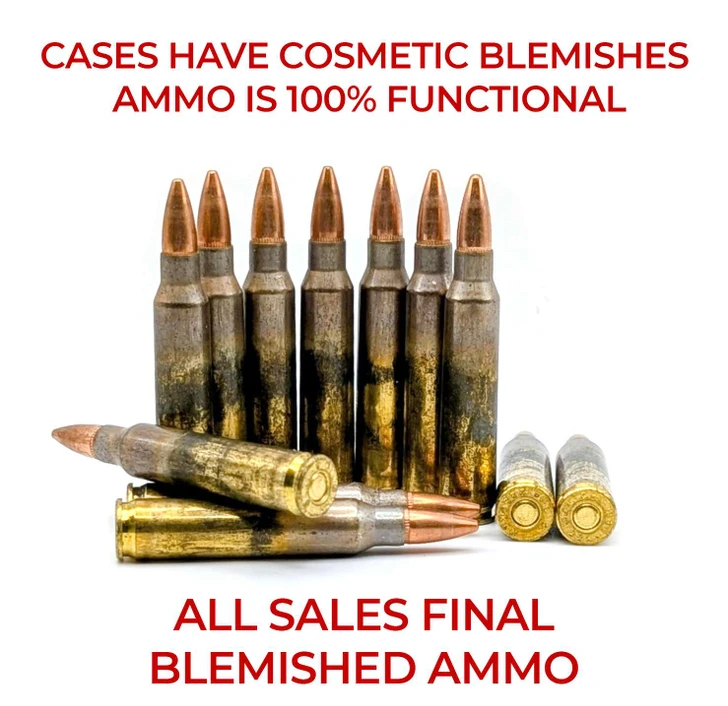 Winchester .223 Rem  55GR FMJ - BLEMISHED CASES - Lake City Brass - 500 Rounds - Ships FREE