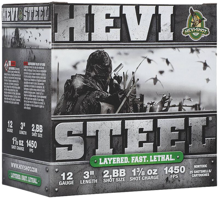 Hevishot Hevi-steel, Hevi Hs60288 Hevi-steel   12 3 13/8oz #2&bb  25/10