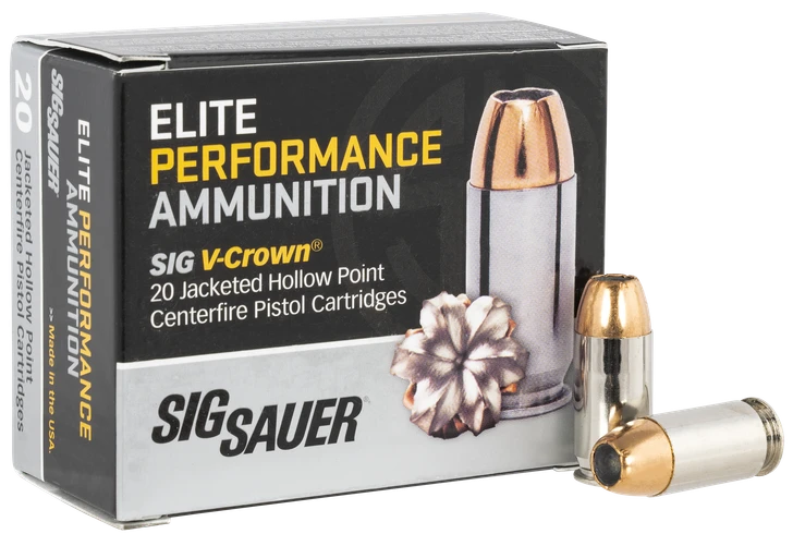 Sig Sauer Elite Performance, Sig E45ap1-20            Vcrwn 45   200 Jhp  20/10