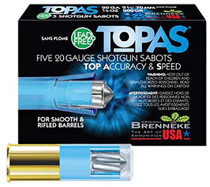 Brenneke Topas, Br Sl202topn  Topas Sabot          20 2.75    5/50