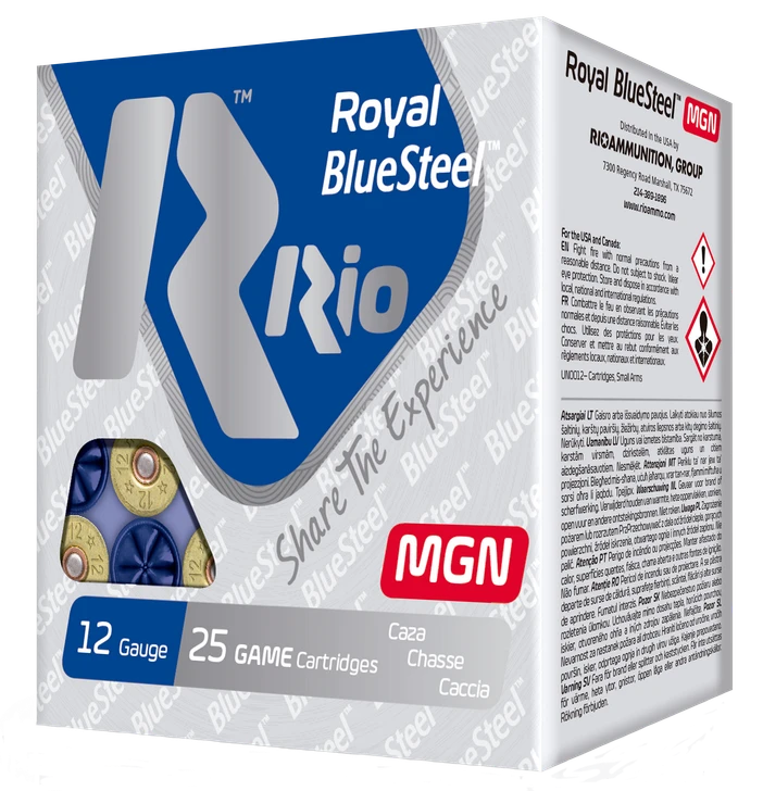 Rio Ammunition Bluesteel Magnum, Rio Rbsm362    Roy Blustl 12 3in 2 Stl  11/4 25/10