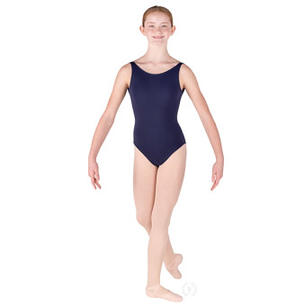 #44492C Open Back Tank Leotard