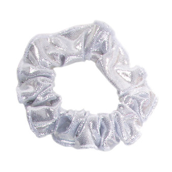 1004 Silver Scrunchie