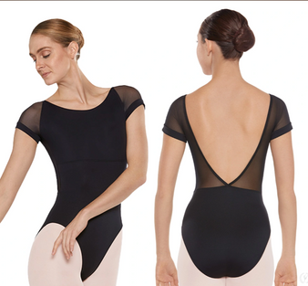Eurotard #41420  Silhouette Mesh Cap Sleeve Leotard