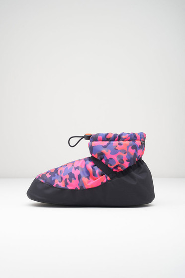 Bloch Pink Camo Ankle Warm Up Booties