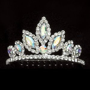 Dansha #2802 Rhinestone Color Tiara