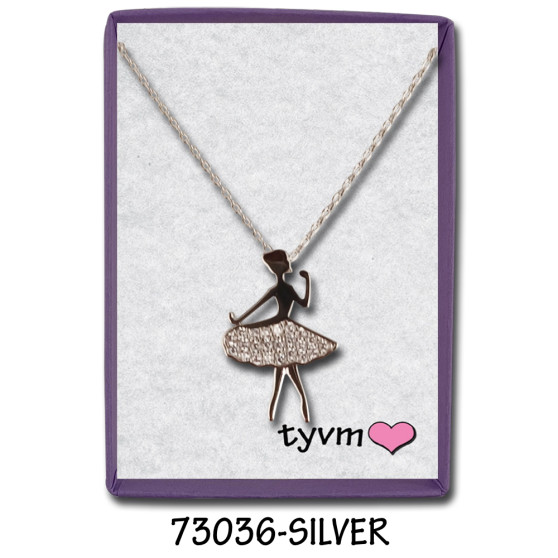 TYVM 73801 Classy Crystal Necklace