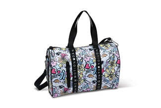 #B23503 Stars & Flowers Duffle