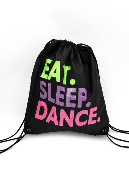 B292 Eat Sleep Dance Drawstring Bag