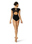 #L4122 Velvet Boatneck Leotard