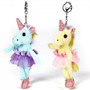 #6104 Unicorn Plush Bag Tag