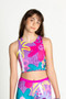 SylviaP Wild Child Reversible Cropped Singlet