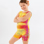 #91503 Girls Radiant Quartz Gymnastics Biketard