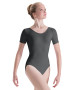 2104 491 Grey Short Sleeve Leotard