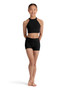 #CZ30008 Embroidered Mesh Crop Top