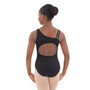 44540C Girls Asymmetric Leotard