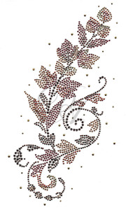 Ovrs4722- Fall Leaves with Swirls 