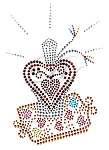 Ovrs1772 - Diamond Heart - ON SALE!