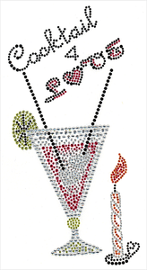 Ovrs1466 - Cocktail 4 Love with Candle - ON SALE!