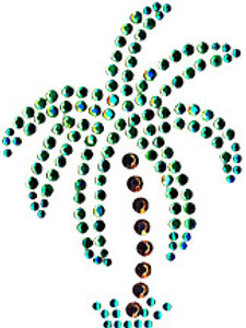 Ovrs595 - Palm Tree in Patch of Grass - ON SALE!