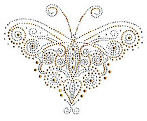 Ovrs2989 - Butterfly w/ Swirls - ON SALE! 