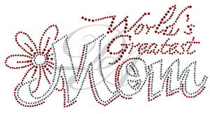 Ovrs4973 - World's Greatest Mom with Flower