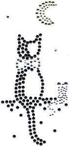 Ovrs481 - Cat and a Mouse with Moon 