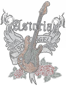 Ovrs2854 - Astoria with Guitar and Angel Wings - ON SALE!