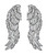Ovrs2513S - Small Angel Wings - ON SALE!
