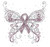 Ovrs5314 - Cancer Awareness Ribbon Butterfly