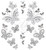 Ovrs6131 - Black & Gray Trail of Butterflies Set
