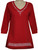 Style # 1114 - Red
w/Design # Ovrs7203 (Hem) & Ovrs7201 (Neckline)